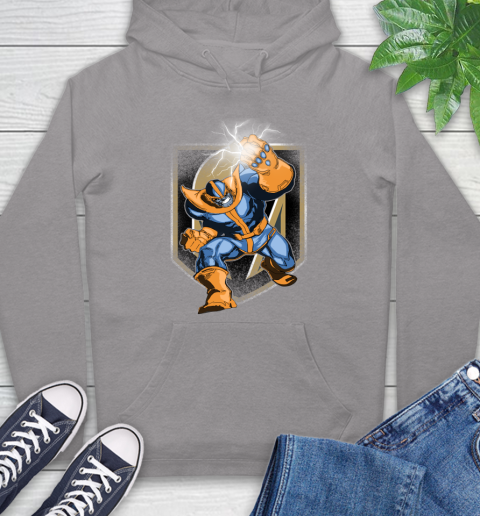 Vegas Golden Knights NHL Hockey Thanos Avengers Infinity War Marvel Hoodie 6