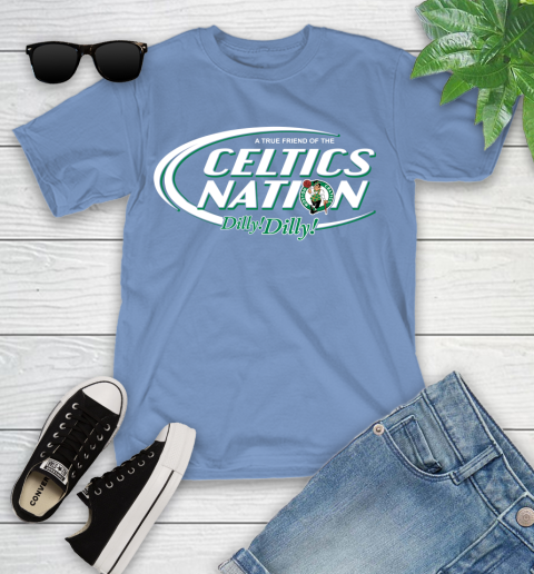 NBA A True Friend Of The Boston Celtics Dilly Dilly Basketball Sports Youth T-Shirt 15