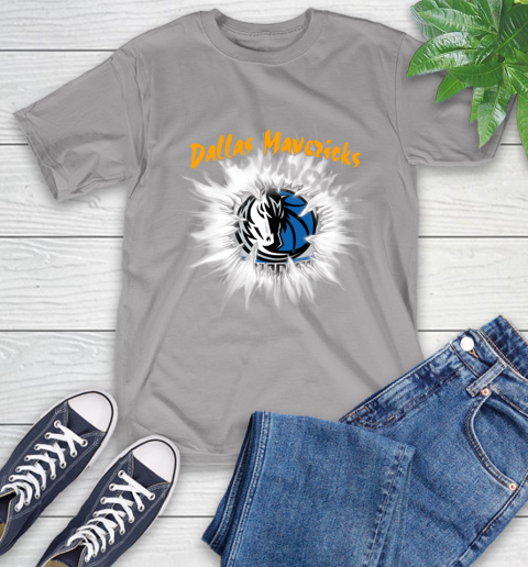 Dallas Mavericks NBA Basketball Rip Sports T-Shirt 6