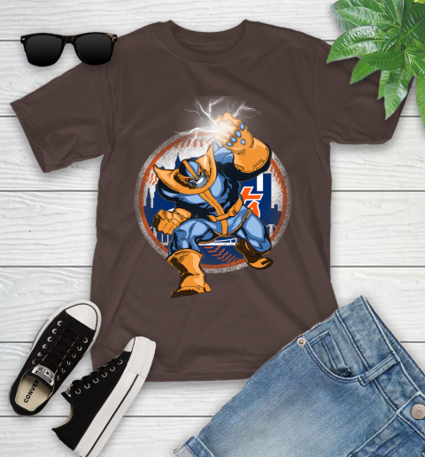 New York Mets MLB Baseball Thanos Avengers Infinity War Marvel Youth T-Shirt 7