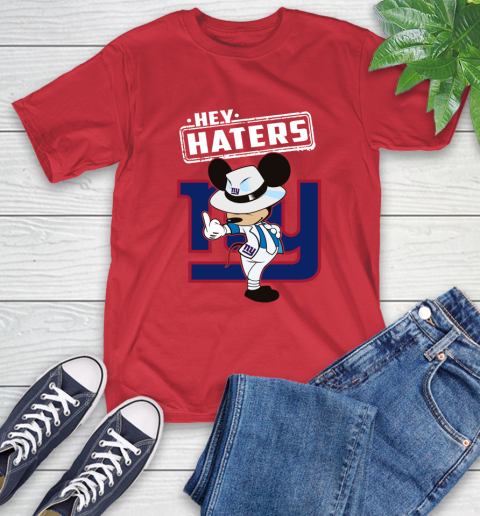 NFL Hey Haters Mickey Football Sports New York Giants T-Shirt 11