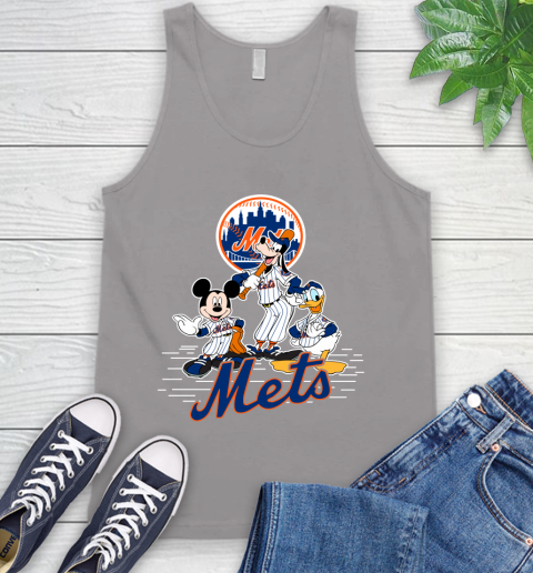 MLB New York Mets Mickey Mouse Donald Duck Goofy Baseball T Shirt Tank Top 3