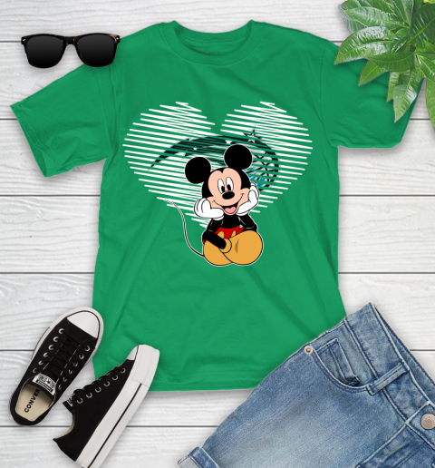 NBA Orlando Magic The Heart Mickey Mouse Disney Basketball Youth T-Shirt 8