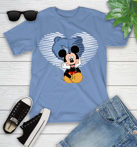 NBA Memphis Grizzlies The Heart Mickey Mouse Disney Basketball Youth T-Shirt 15