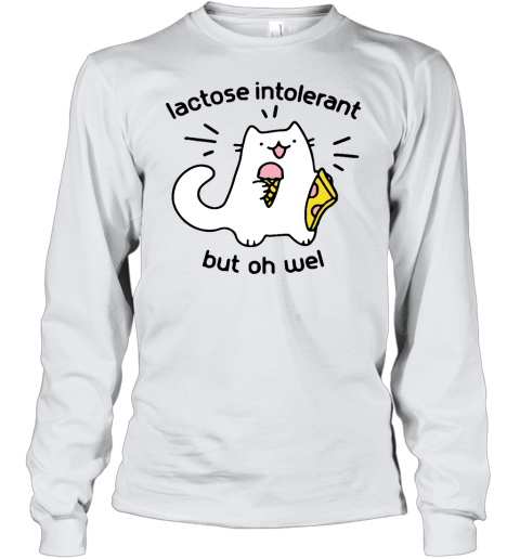 Lactose Intolerant Cat Youth Long Sleeve