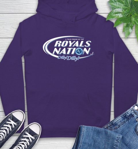 MLB A True Friend Of The Kansas City Royals Dilly Dilly Baseball Sports Hoodie 5