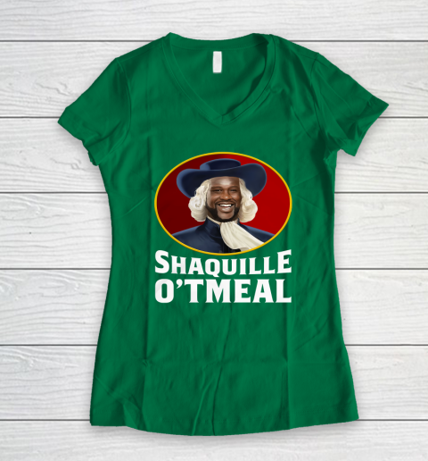 Shaquille Oatmeal Women's V-Neck T-Shirt 3