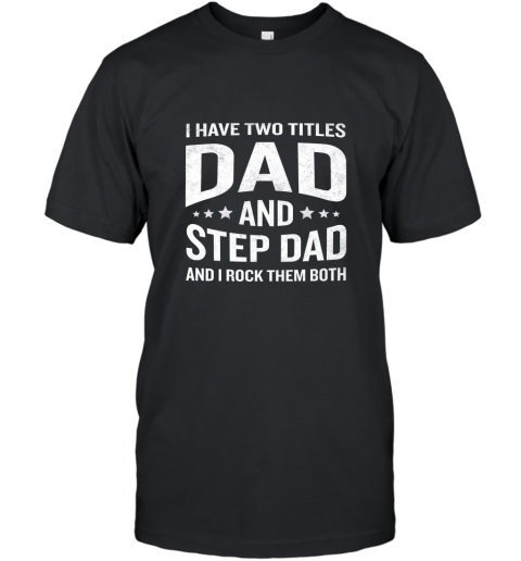Mens World_s Best Step Dad T Shirt Father_s Day 2017 Gift T-Shirt
