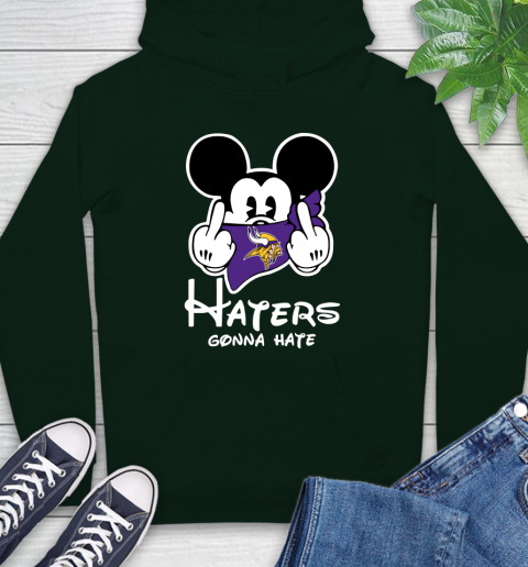 NFL Minnesota Vikings Haters Gonna Hate Mickey Mouse Disney Football T Shirt Hoodie 12