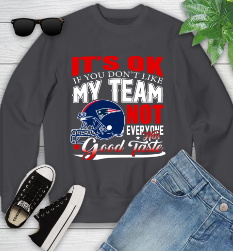 New england patriots youth sweatshirt sales