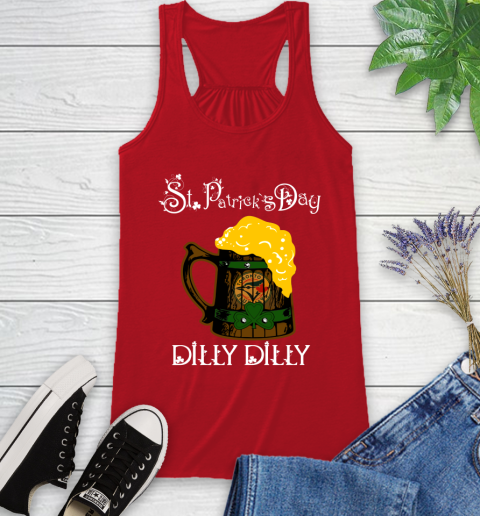 MLB Toronto Blue Jays St Patrick's Day Dilly Dilly Beer Baseball Sports Racerback Tank 5