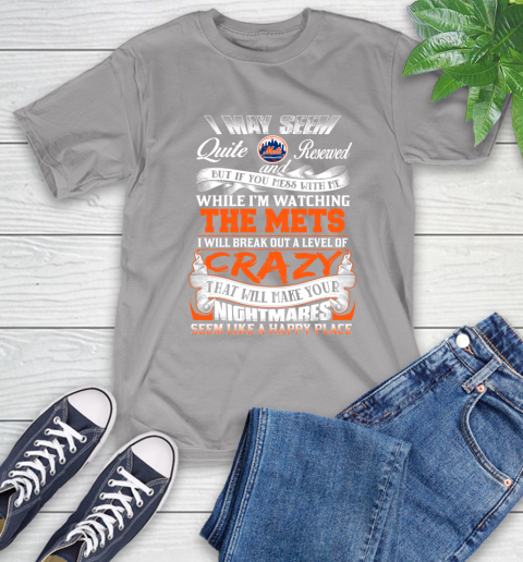 New York Mets MLB Baseball Don't Mess With Me While I'm Watching My Team T-Shirt 6
