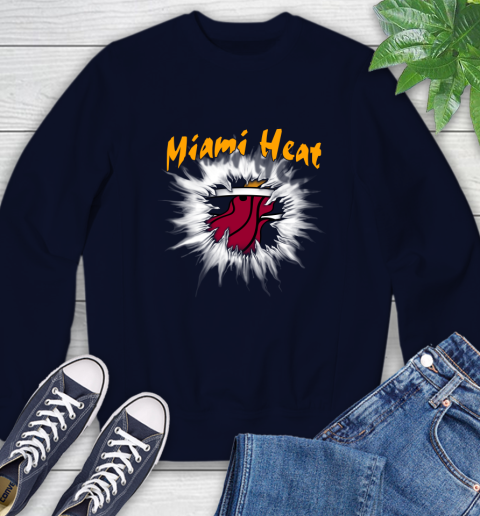 Miami Heat NBA Basketball Rip Sports Sweatshirt 2