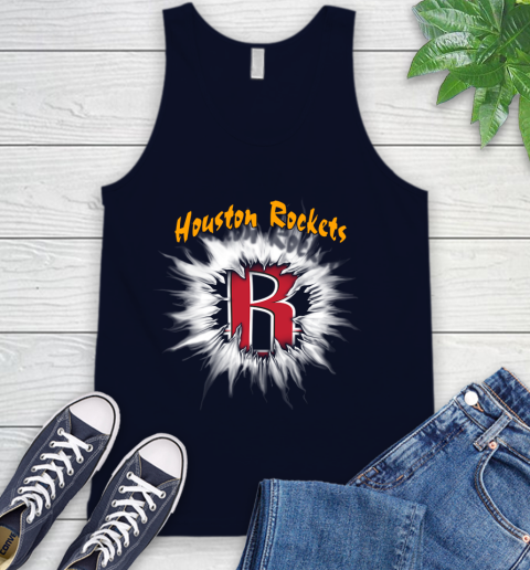 Houston Rockets NBA Basketball Rip Sports Tank Top 2