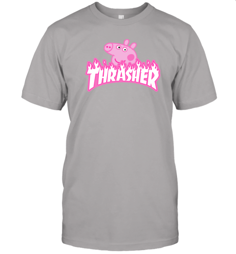 thrasher shirt with peppa pig