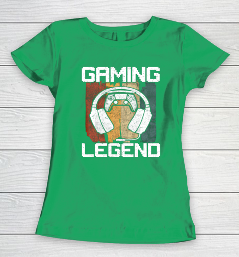 Gaming Legend PC Gamer Video Games Vintage Women's T-Shirt 4