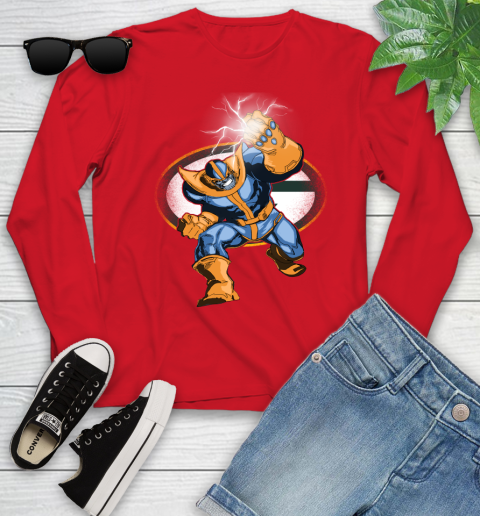 Green Bay Packers NFL Football Thanos Avengers Infinity War Marvel Youth Long Sleeve 11