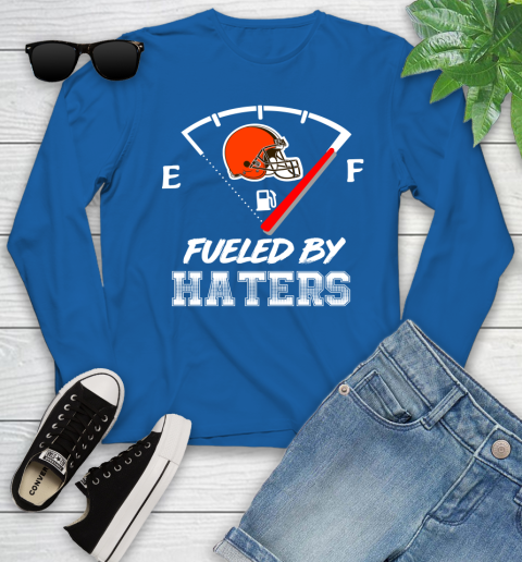 Cleveland Browns NFL Football Fueled By Haters Sports Youth Long Sleeve 10