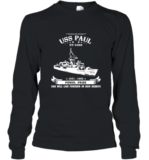 USS Paul (FF 1080) Tshirt Long Sleeve