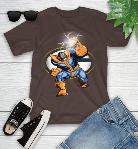 Green Bay Packers NFL Football Thanos Avengers Infinity War Marvel Youth T-Shirt 7
