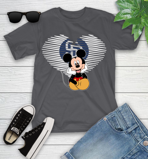 MLB San Diego Padres The Heart Mickey Mouse Disney Baseball T Shirt_000 Youth T-Shirt 6