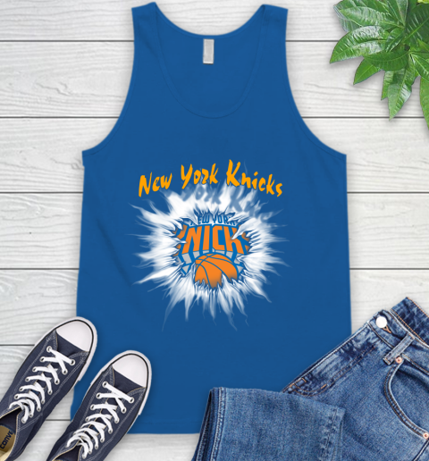 New York Knicks NBA Basketball Rip Sports Tank Top 4