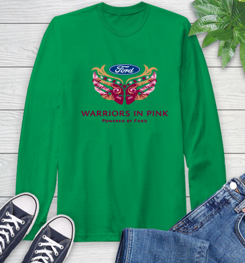 Ford cares warriors in pink Long Sleeve T-Shirt 5