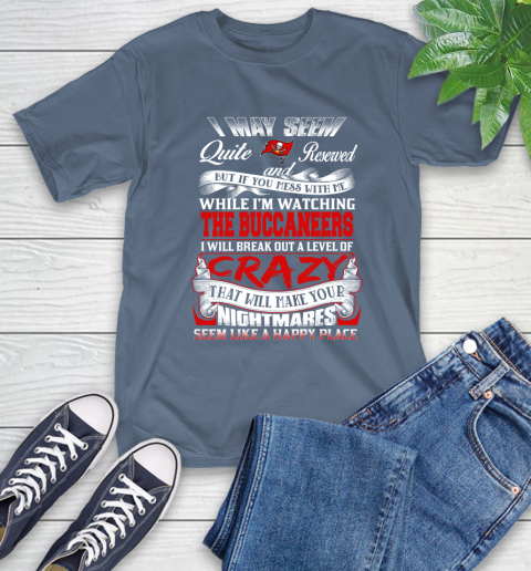 Tampa Bay Buccaneers NFL Football Don't Mess With Me While I'm Watching My Team T-Shirt 8