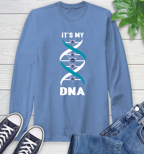Charlotte Hornets NBA Basketball It's My DNA Sports Long Sleeve T-Shirt 12