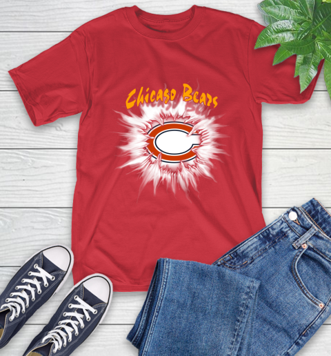 Chicago Bears NFL Football Adoring Fan Rip Sports T-Shirt 11