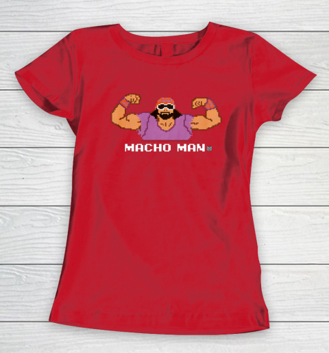 WWE Macho Man 8 Bit Women's T-Shirt 7