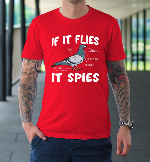 Birds Are Not Real Shirt Funny Bird Spies Conspiracy Theory Birds T-Shirt 8