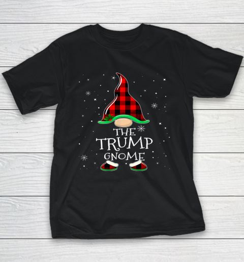 Trump Gnome Matching Family Group Christmas Party Pajama Youth T-Shirt