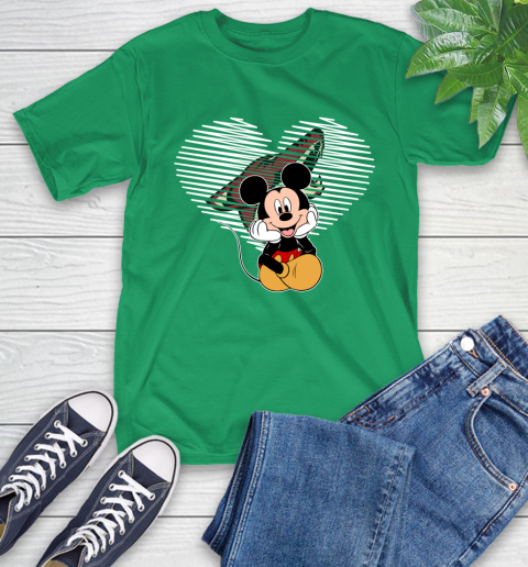 NHL Arizona Coyotes The Heart Mickey Mouse Disney Hockey T-Shirt 7
