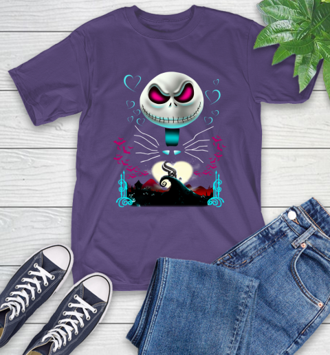 MLB Chicago White Sox Jack Skellington Sally The Nightmare Before Christmas Baseball T-Shirt 5