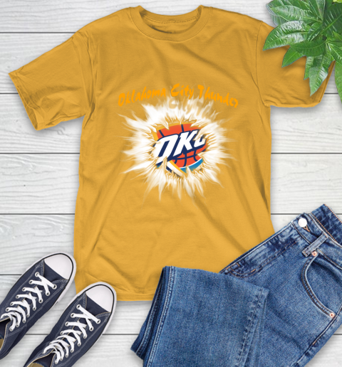 Oklahoma City Thunder NBA Basketball Rip Sports T-Shirt 2