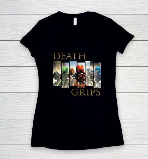 Death Grips Bionicle Toa Mata Women's V-Neck T-Shirt