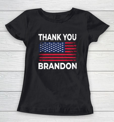 Thank You Brandon Conservative US Flag Women's T-Shirt
