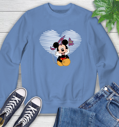 MLB Atlanta Braves The Heart Mickey Mouse Disney Baseball T Shirt_000 Sweatshirt 11