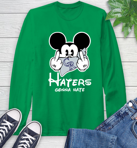 MLB Colorado Rockies Gonna Hate Mickey Mouse Disney Baseball T Shirt_000 Long Sleeve T-Shirt 8