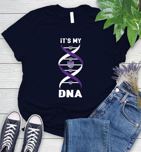 Sacramento Kings NBA Basketball It's My DNA Sports Women's T-Shirt 2