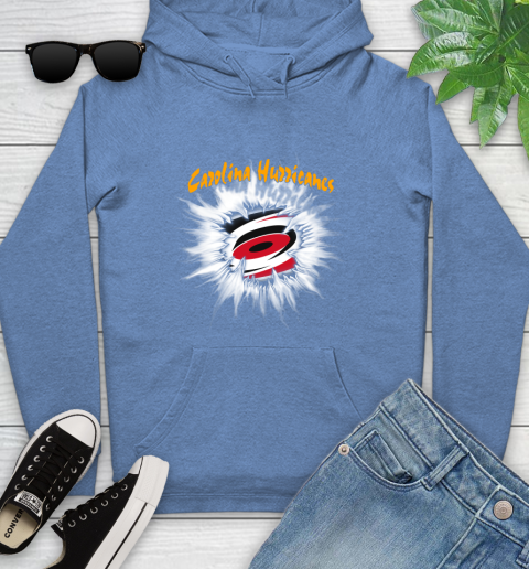 Carolina Hurricanes NHL Hockey Adoring Fan Rip Sports Youth Hoodie 13