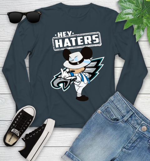 NFL Hey Haters Mickey Football Sports Philadelphia Eagles Youth Long Sleeve 9