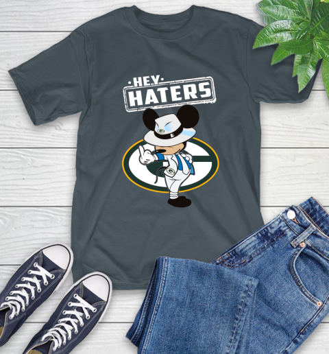 NFL Hey Haters Mickey Football Sports Green Bay Packers T-Shirt 10