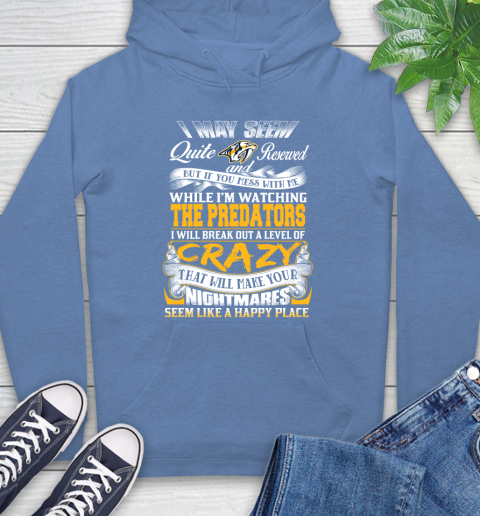Nashville Predators NHL Hockey Don't Mess With Me While I'm Watching My Team Hoodie 11