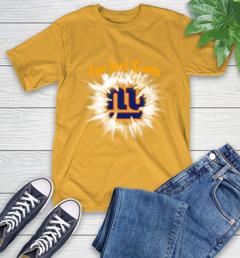 New York Giants NFL Football Adoring Fan Rip Sports T-Shirt 2
