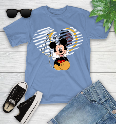 NFL Washington Redskins The Heart Mickey Mouse Disney Football T Shirt_000 Youth T-Shirt 15