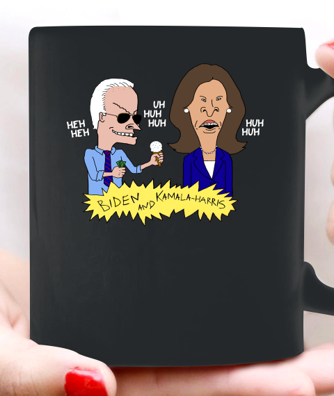 Biden Beavis Shirt Anti Biden and Kamala Harris Ceramic Mug 11oz
