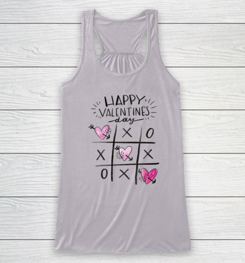 Love Happy Valentine Day Heart Lovers Couples Gifts Pajamas Racerback Tank 2
