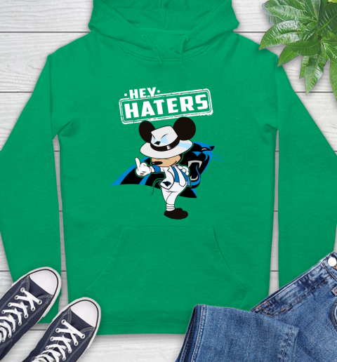 NFL Hey Haters Mickey Football Sports Carolina Panthers Hoodie 8